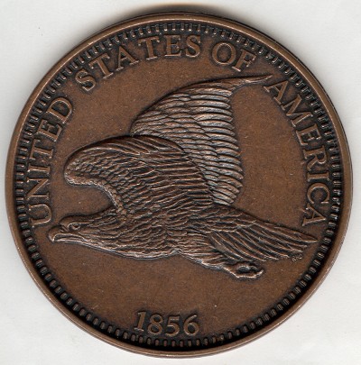 USA Flying Eagle Cent Coin Large Reproduction