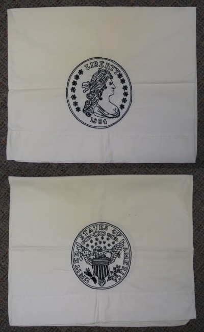 USA 1804 One Dollar Coin Pillow Case