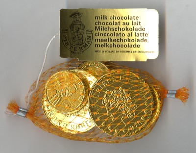 World Coins Milk Chocolate