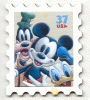 USA 37c Mickey Mouse Stamp Fridge Magnet