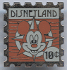 USA 10-cent Disneyland Stamp Pin