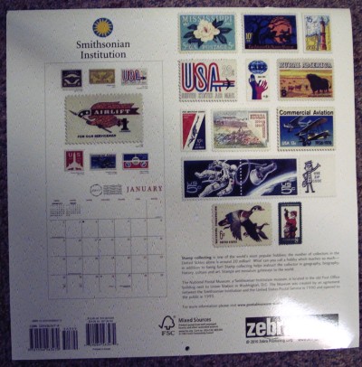 Postage Stamps 2011 Calendar